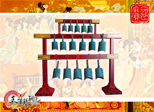 16件套系編鐘、編磬、特鐘、特磬，堂廟祭典用品