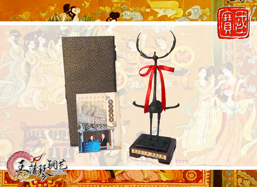 鹿鶴、鹿角立鶴、國寶級文物、隨州市標(biāo)、八藝節(jié)標(biāo)志、隨州特色禮品